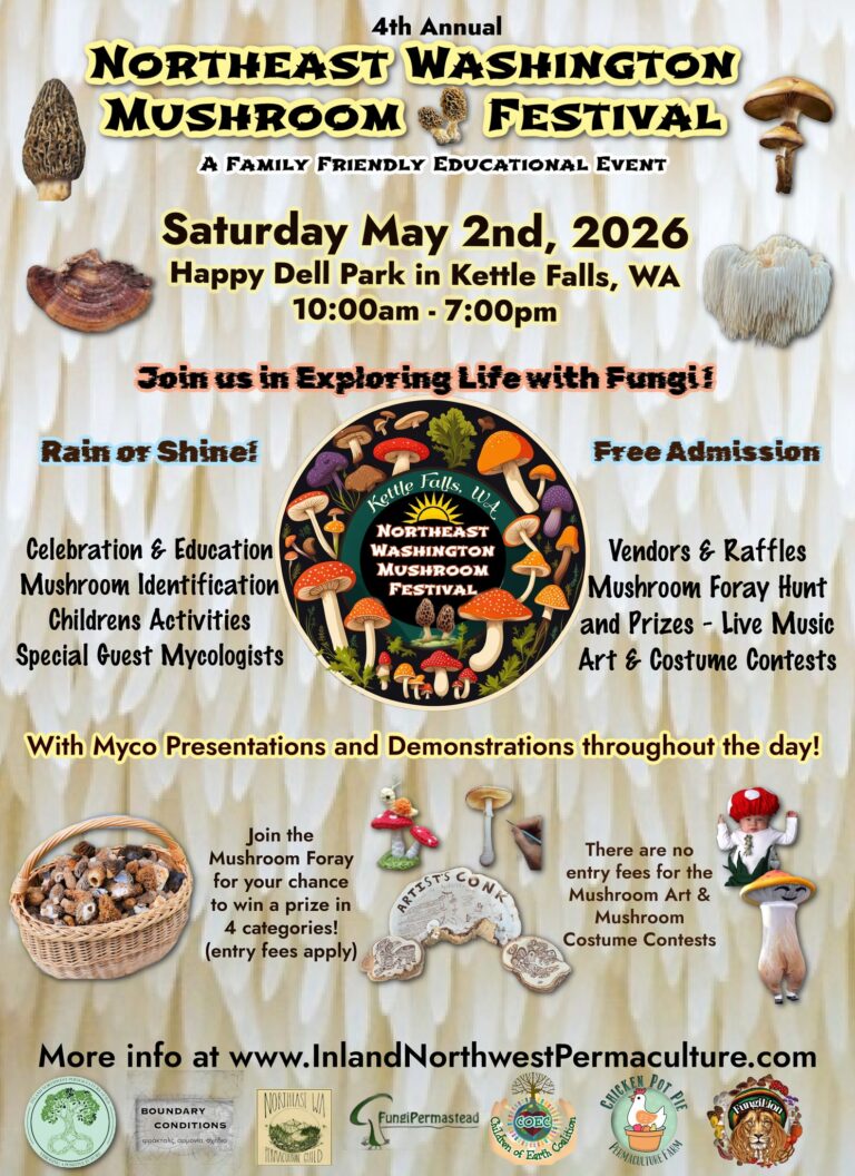 4th annual Northeast Washington Mushroom Festival